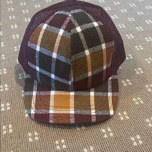 Plaid Trucker Hat